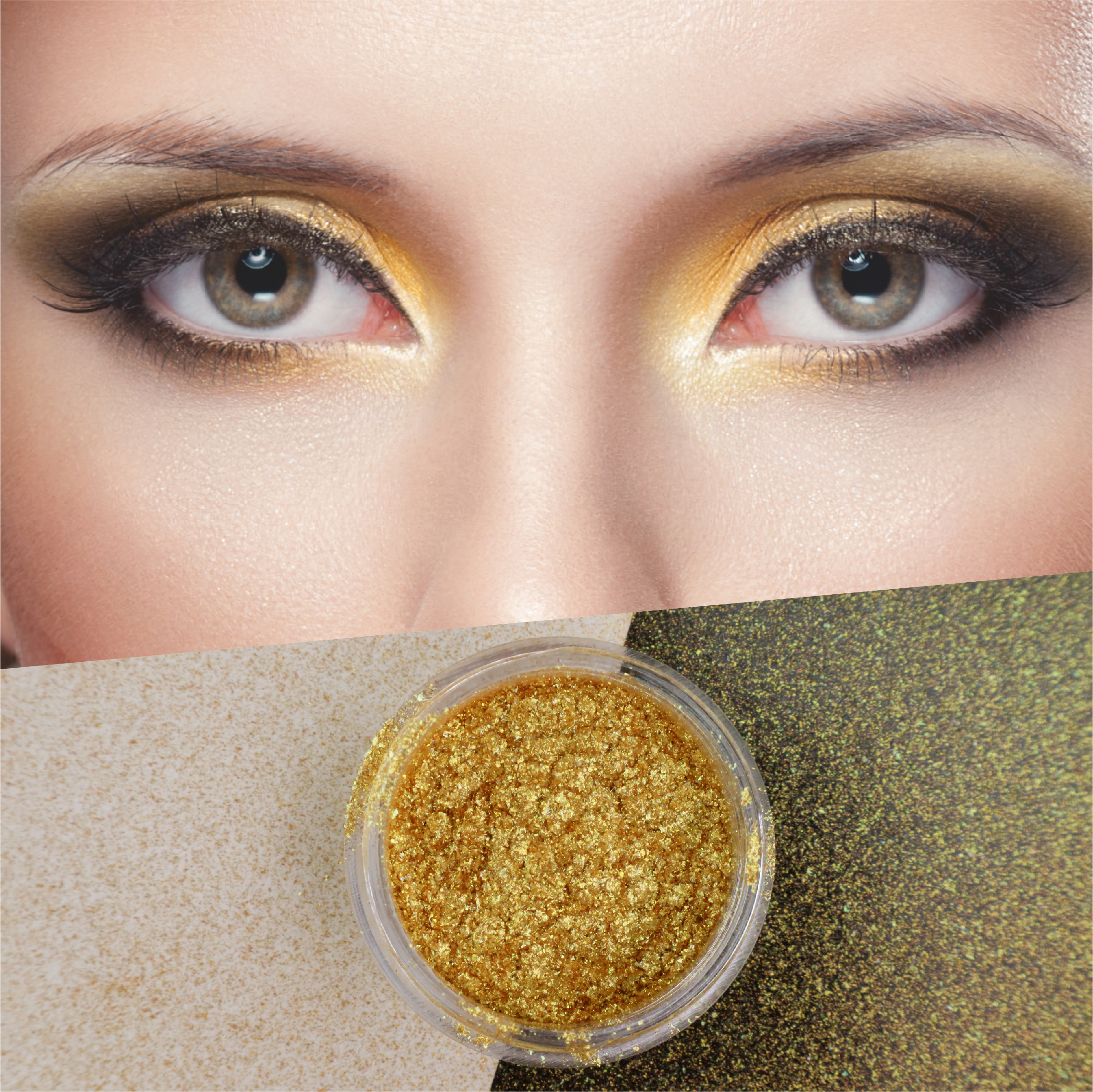 Diamond Golden Pearlescent Pigmment
